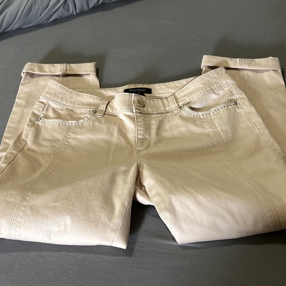 WHBM Sateen Crop Pants Size 4 - Picture 4 of 11